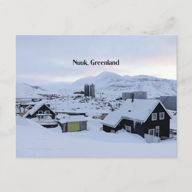 Nuuk, Greenland landscape photograph Postcard (Front)