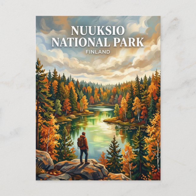 Nuuksio National Park Finland Postcard (Front)