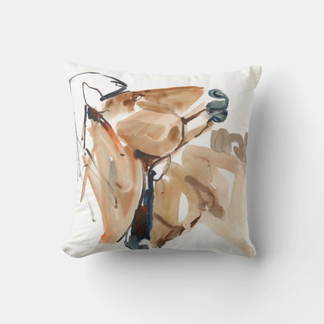 Nuzzle Throw Pillow (Front)