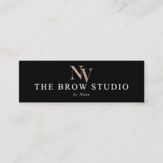 NV The Brow Studio Mini Business Card