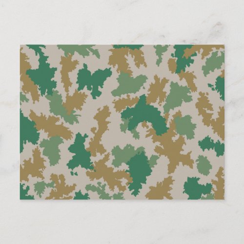 NVA Flchentarn Flecktarn  Blumentarn Postcard