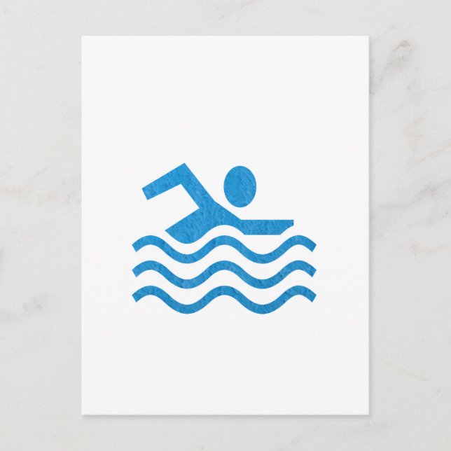 NVN24 navinJOSHI Swimming Sucess Swim Swimmer 101 Postcard (Front)