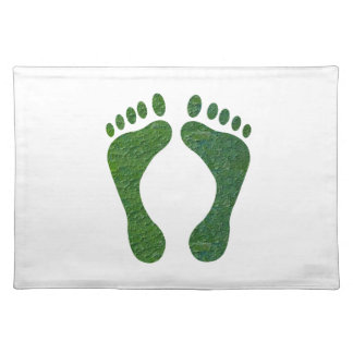 NVN36 navinJOSHI Green FOOTprint EarthDay Warming Placemat