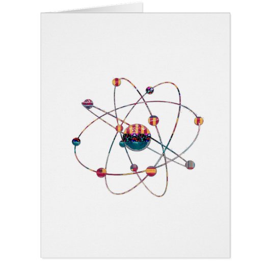 NVN725 ATOM Artistic Science Lab Space Molecular Cards (Front)