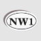NW1 Level Car Magnet