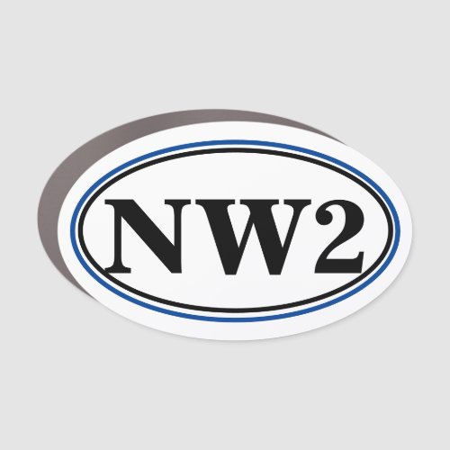NW2 Level Car Magnet