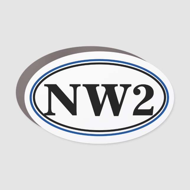 NW2 Level Car Magnet (Front)