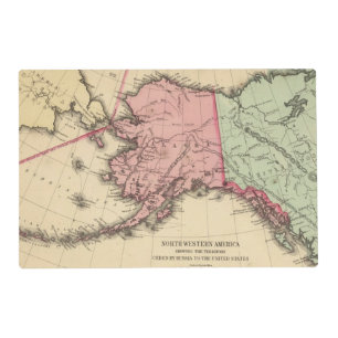NW America Map by Mitchell Placemat