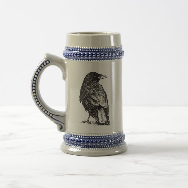 NW Crow Grog Beer Stein (Left)
