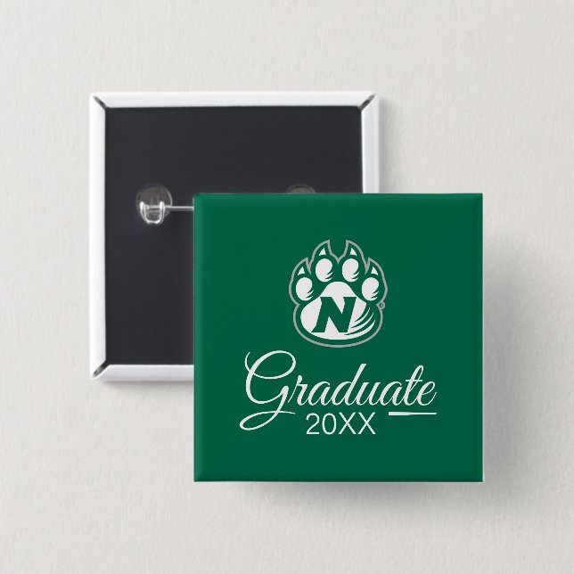 NW Missouri State Graduate Button (Front & Back)