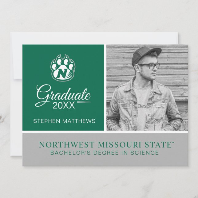 NW Missouri State Graduate Invitation (Front)