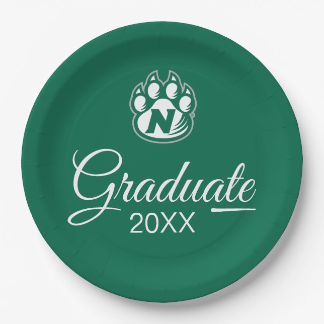 NW Missouri State Graduate Paper Plates (Front)