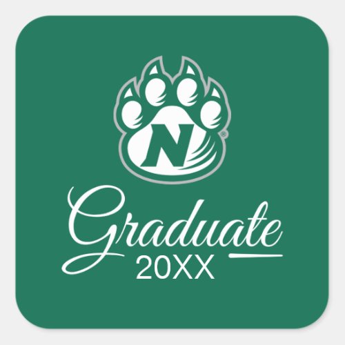 NW Missouri State Graduate Square Sticker