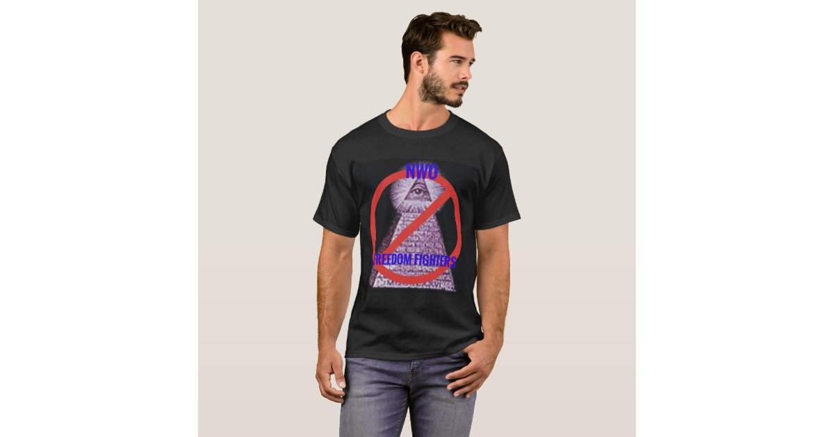 Masaccio Parametre Gætte NWO FREEDOM FIGHTERS ANTI NWO T SHIRT official | Zazzle.com