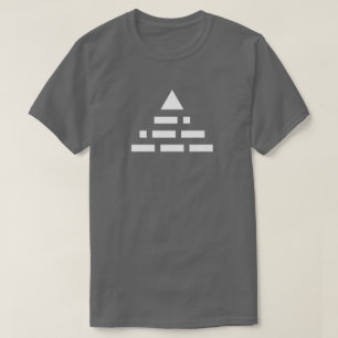 NWO (morse code) pyramid 2nd white T-Shirt
