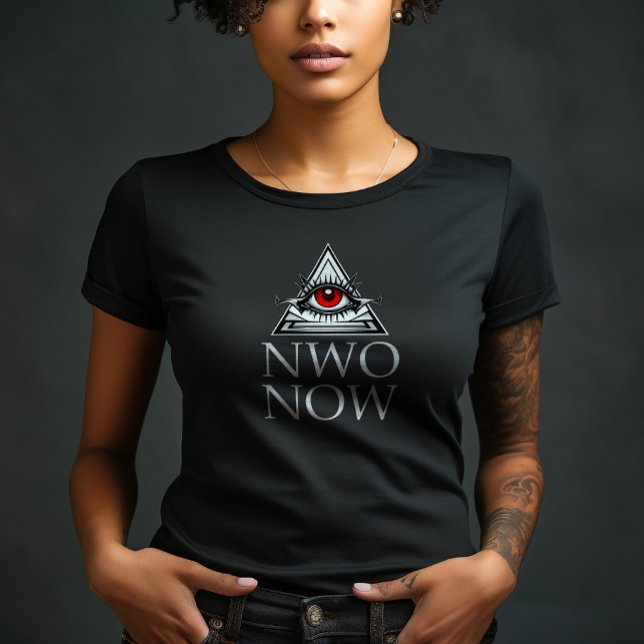 NWONOW Logo Black T-Shirt (Creator Uploaded)