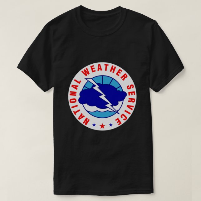 NWS National Weather Service Logo Classic T-Shirt (Design Front)