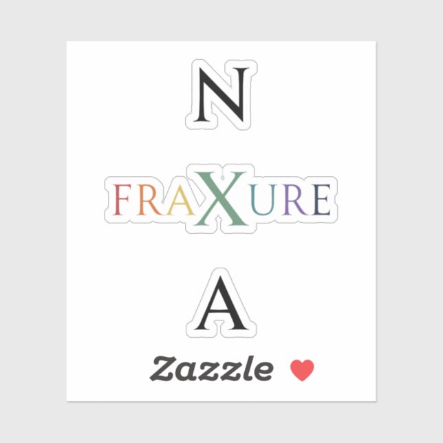 NXA : State merch FraXure album K-Pop Sticker (Sheet)