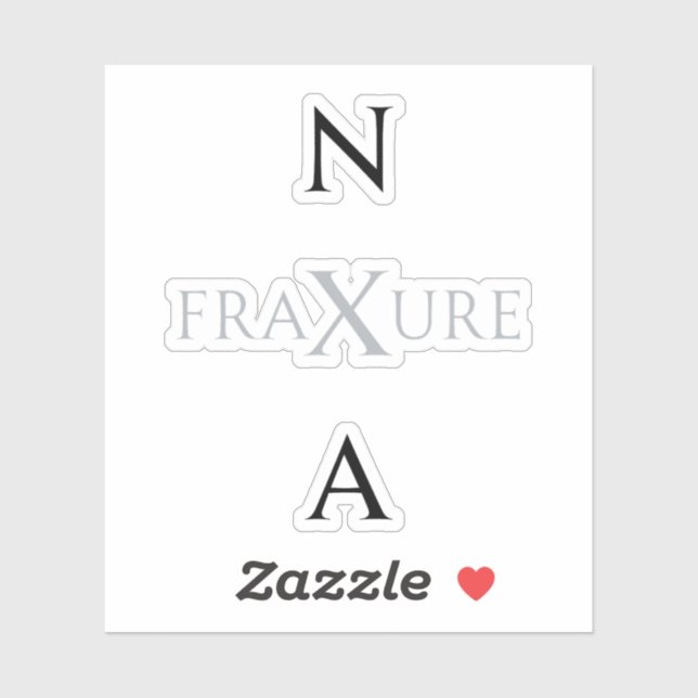 NXA : State merch FraXure album Monochrome K-Pop Sticker (Sheet)