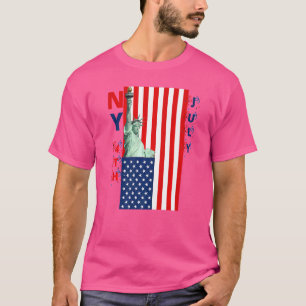 Ny American Patriot Independent Day 4 Th July T-Shirt