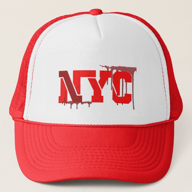 NY BLOOD TRUCKER HAT (Front)