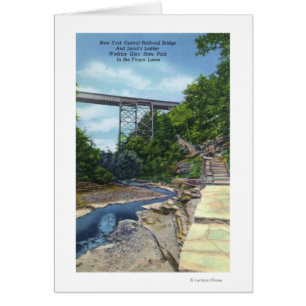 NY Central RR Bridge, Jacob's Ladder Cards