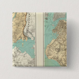 NY City, Brooklyn Button