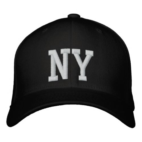 NY Custom Cap _ Black and White