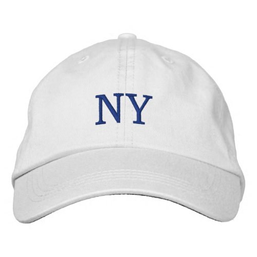 NY EMBROIDERED BASEBALL CAP