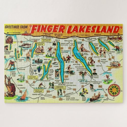 NY Finger Lakes 20x30 Jigsaw Puzzle