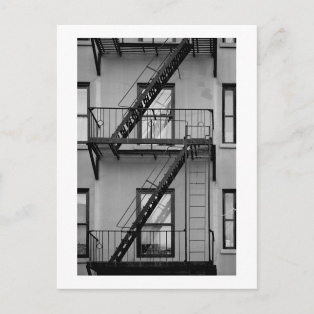 NY fire escape Postcard (Front)
