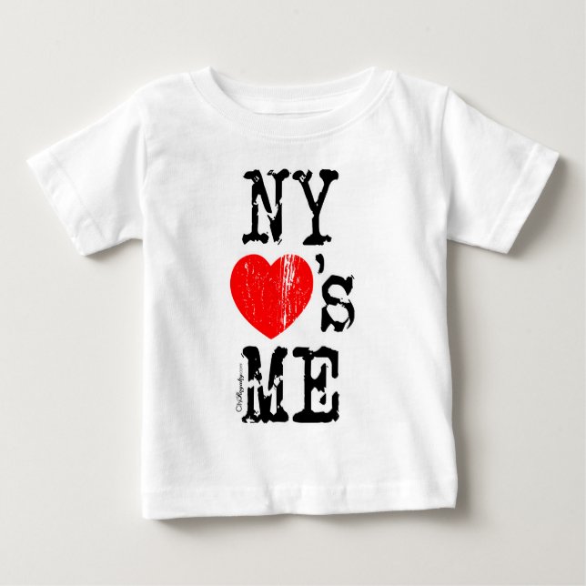 NY Loves Me Baby T-Shirt (Front)