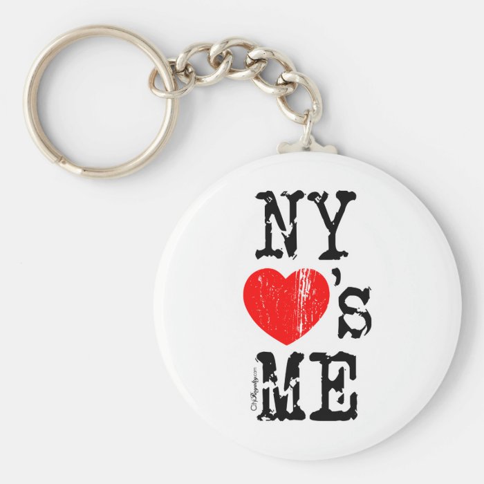 NY Loves Me Keychain