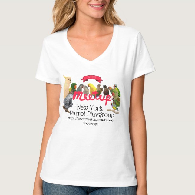NY Parrot Playgroup Women's logo shirt (Front)