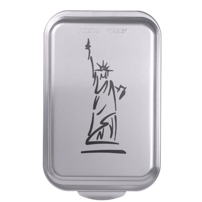 NY Statue of Liberty Cake Pan (Front Vertical)