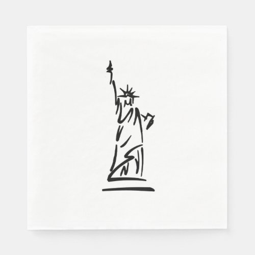 NY Statue of Liberty Paper Napkins