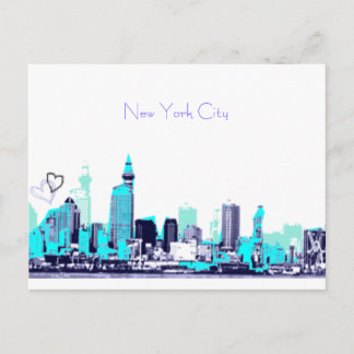 ny view, New York City Postcard