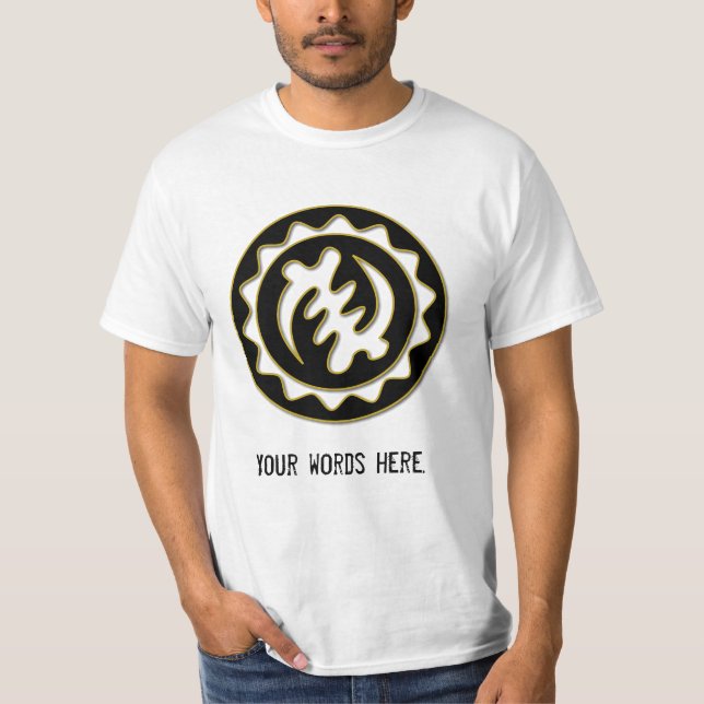 Nyame Ye Ohene | God is King symbol T-Shirt (Front)