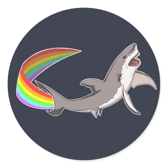 Nyan Shark Sticker