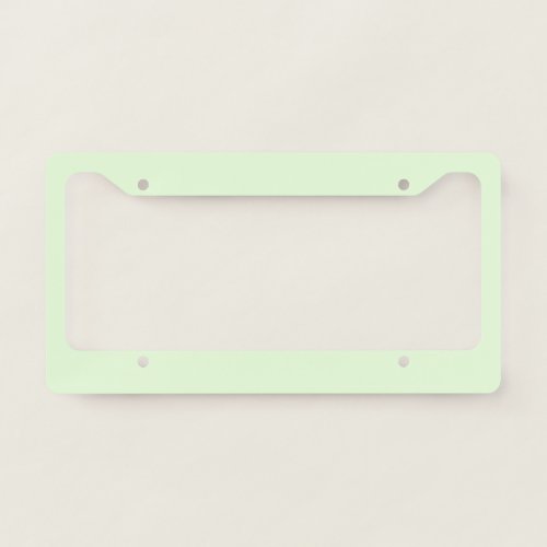 Nyanza Solid Color License Plate Frame