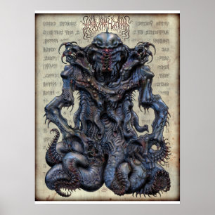 Nyarlathotep Unadorned 18x24 Poster