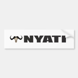 Nyati Bumper Sticker