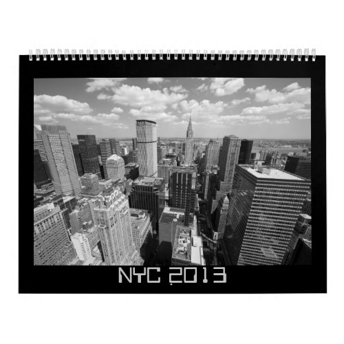 NYC 2013 Calendar