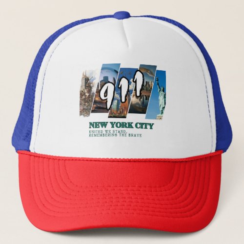 NYC 911 TRUCKER HAT