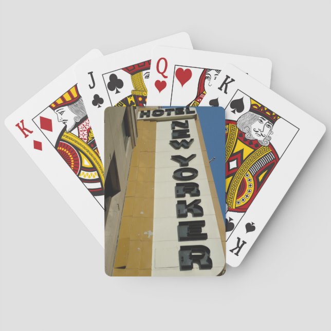 NYC Architecture - Art Deco Poker Cards (Back)