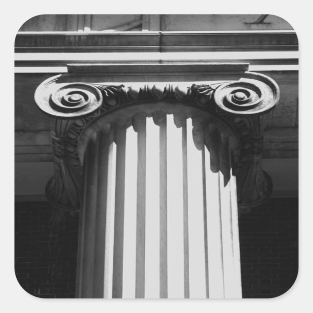 NYC Architecture I Square Sticker (Front)