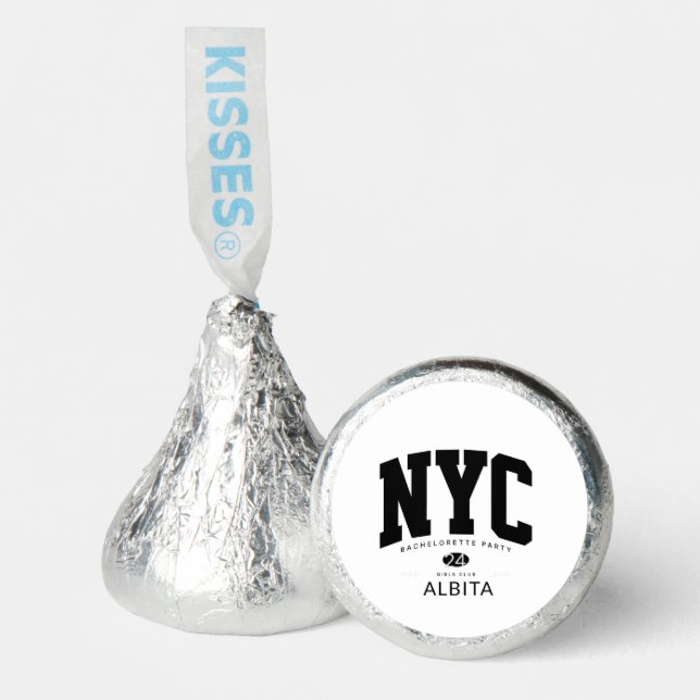 nyc bachelorette hershey®'s kisses® (Front)