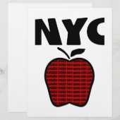 NYC - Big Apple With All 5 Boroughs (Front/Back)
