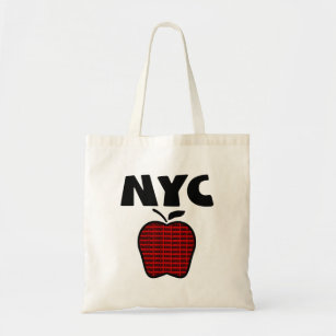 NYC - Big Apple With All 5 Boroughs Tote Bag