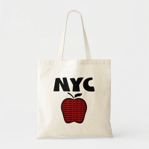 NYC _ Big Apple With All 5 Boroughs Tote Bag